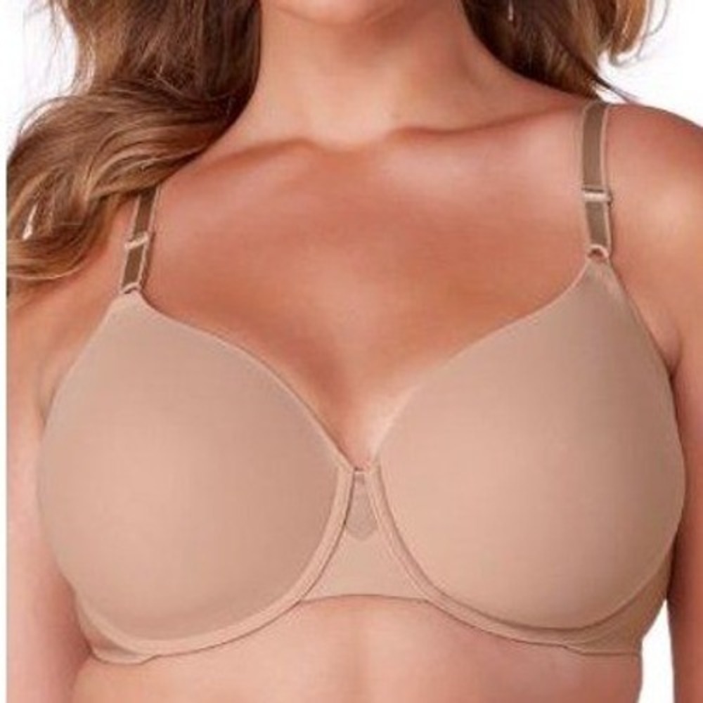 Olga Womens No Side Effects Contour Bra Nude 40D Full-Figure Underwire NWT